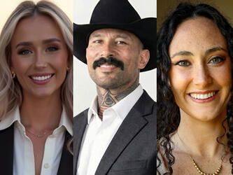 Jenna Grodzicki, Nathaniel Cuellar and Shelbi Porter